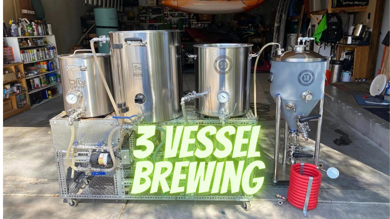 BREWING IRISH RED 3 VESSEL BREWING SYSTEM #homebrewing #homebrew #allgrainbrewing #brewingbeer