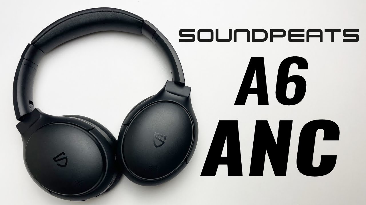 FIRST LOOK! SoundPEATS A6 Noise Cancelling Headphones: vs Sony XM4 vs TaoTronics SoundSurge 90