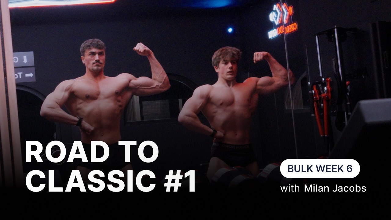 [EP. 1] PUSH TRAINING AT CREDO GYM | ROAD TO CLASSIC ft. Milan Jacobs
