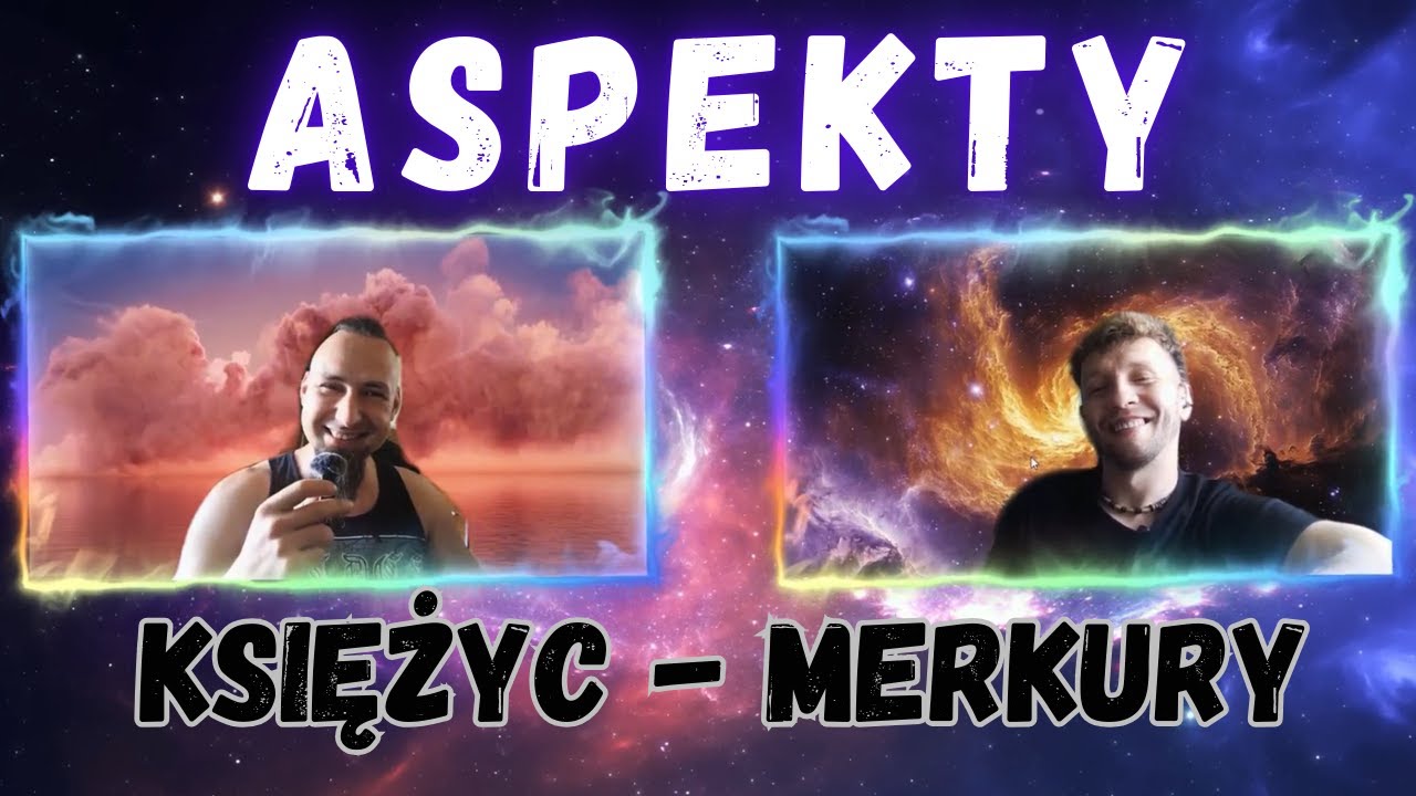 Aspekty - Księżyc - Merkury