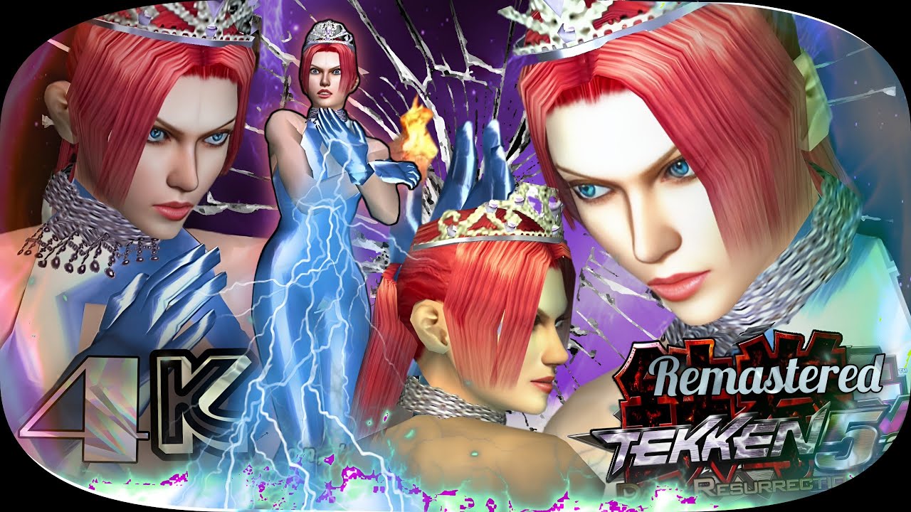 Nina ( Dark Cyan Blue ) vs Anna moves Opponents Ultra Hard UHD 4K 60 FPS 