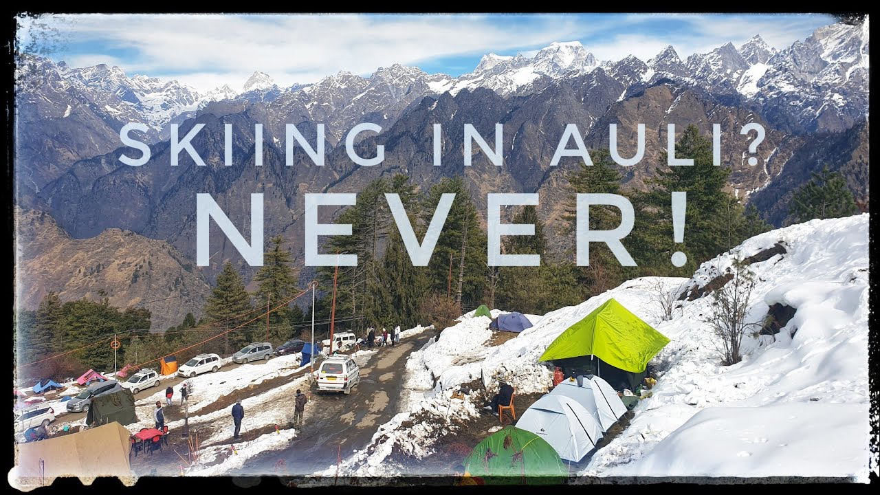 SKIING in INDIA? Why you should NOT go to AULI (+ information prices, gear rental, ski lifts etc.)