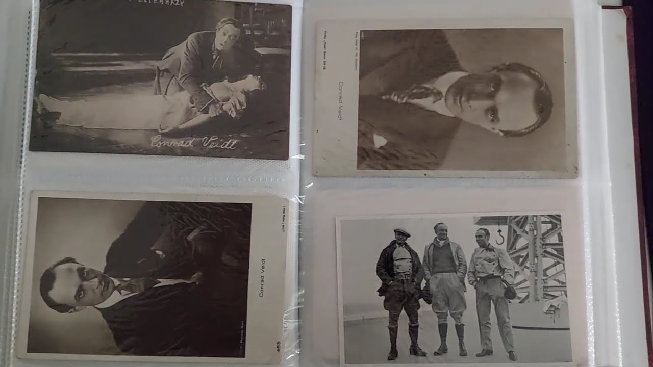 Remembering Conrad Veidt on his 133rd birthday. Original postcard collection