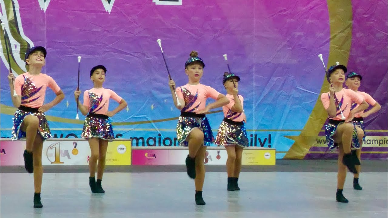 Majorettes *ELLA Malacky* - míní BATON cadets  -  European Majorette Championship - Liberec 2024