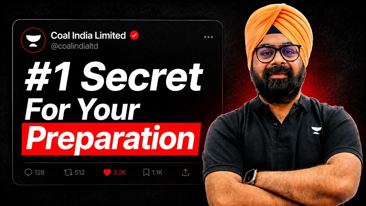 The #1 Secret to Crack Coal India MT 2026 | Dr. Jaspal Singh (Ex-IES)