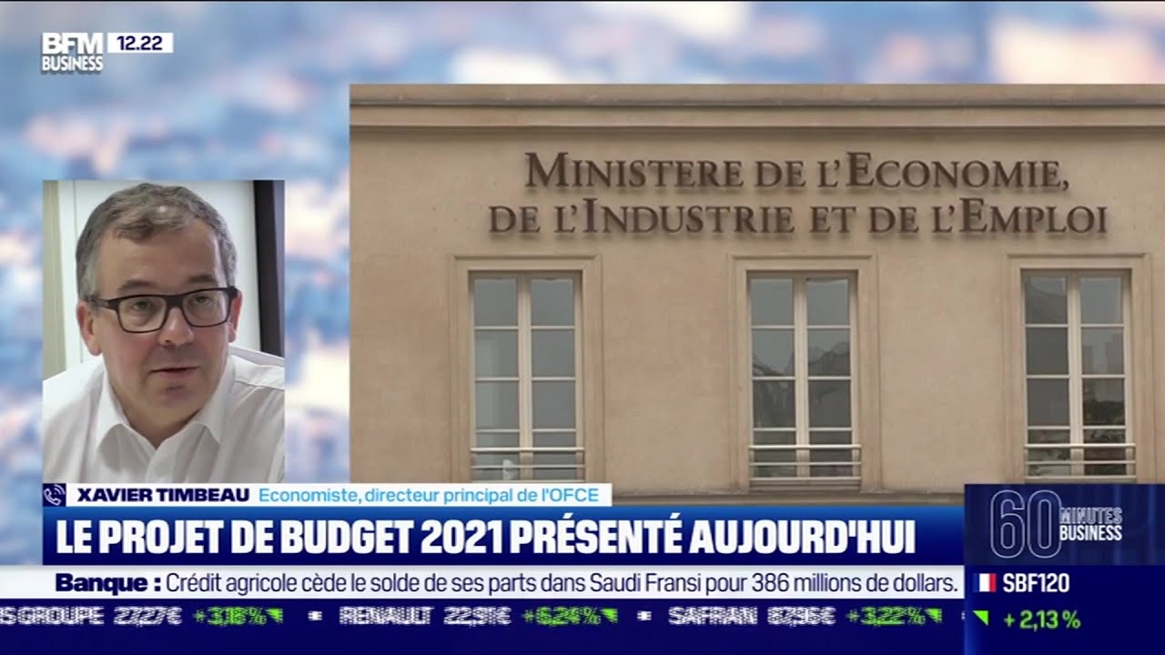 Xavier Timbeau (OFCE) : Le projet de budget 2021 pr&eacute;sent&eacute; aujourd'hui