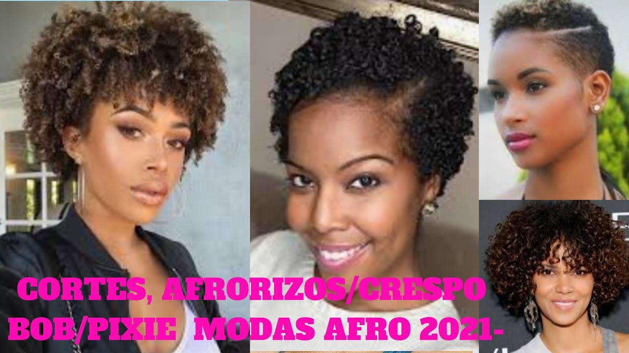 ▪︎CORTES DE CABELLO AFRORIZOS MUJER 2021-2022▪︎PIXIE/BOB MODAS AFRORIZOS TENDENCIAS