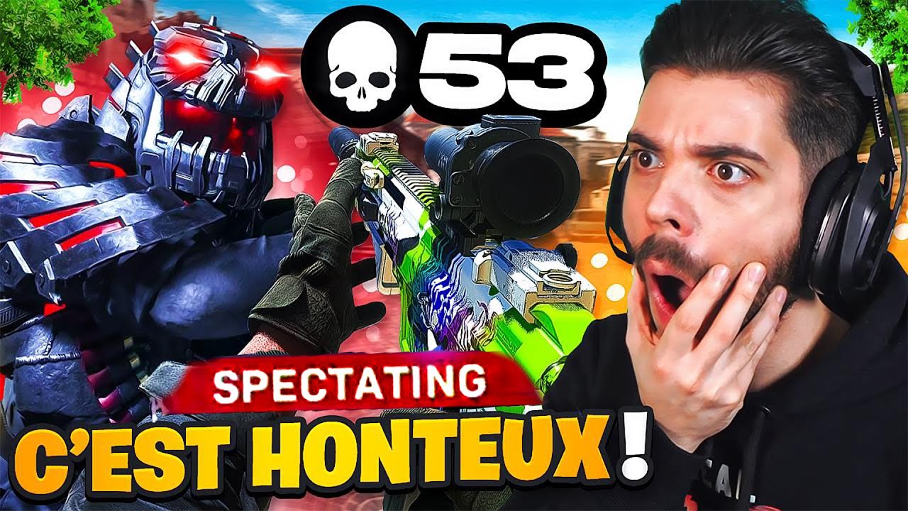 JE SPEC UN CHEATER AVEC 53 KILLS EN SOLO , IL BAT LE RECORD DU MONDE SUR WARZONE ( LA HONTE )
