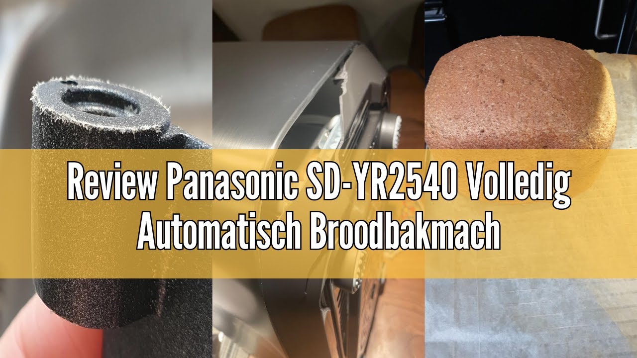 Review Panasonic SD-YR2540 Volledig Automatisch Broodbakmachine met 32 Backprogram, Donkergrijs