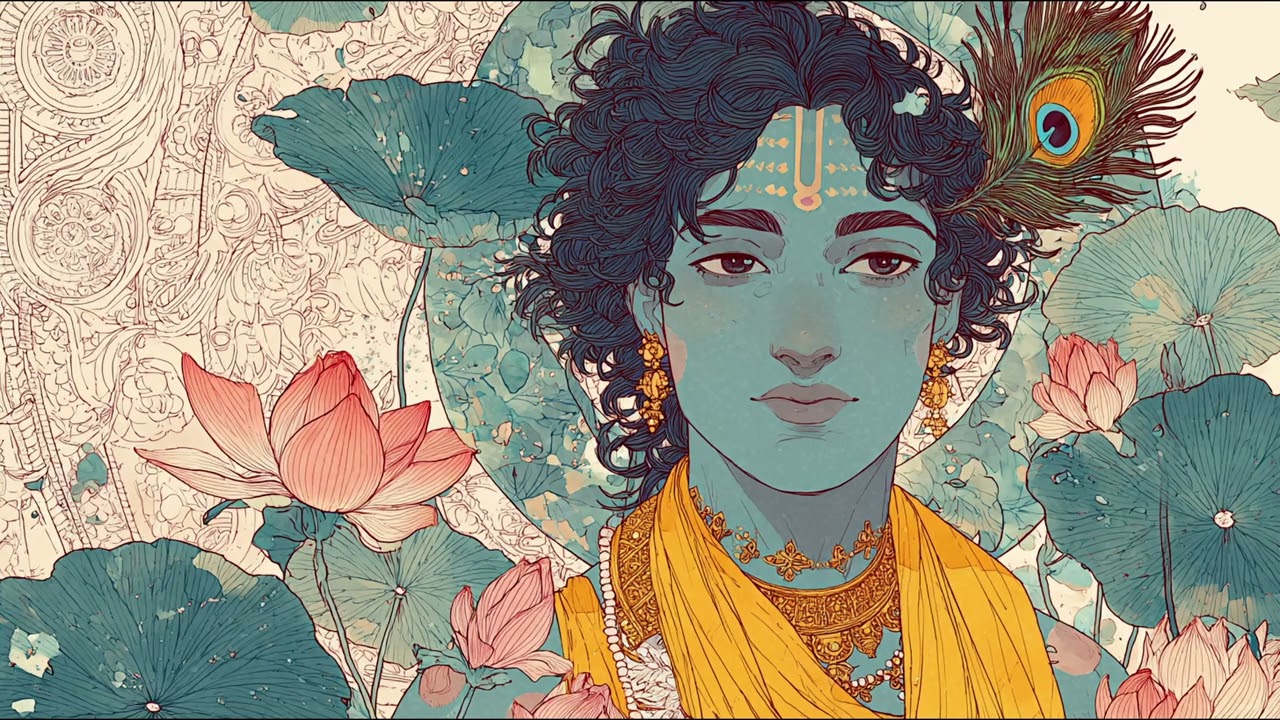 Hare Krishna Maha Mantra/ Traditional Indian Instruments & Peaceful Chant