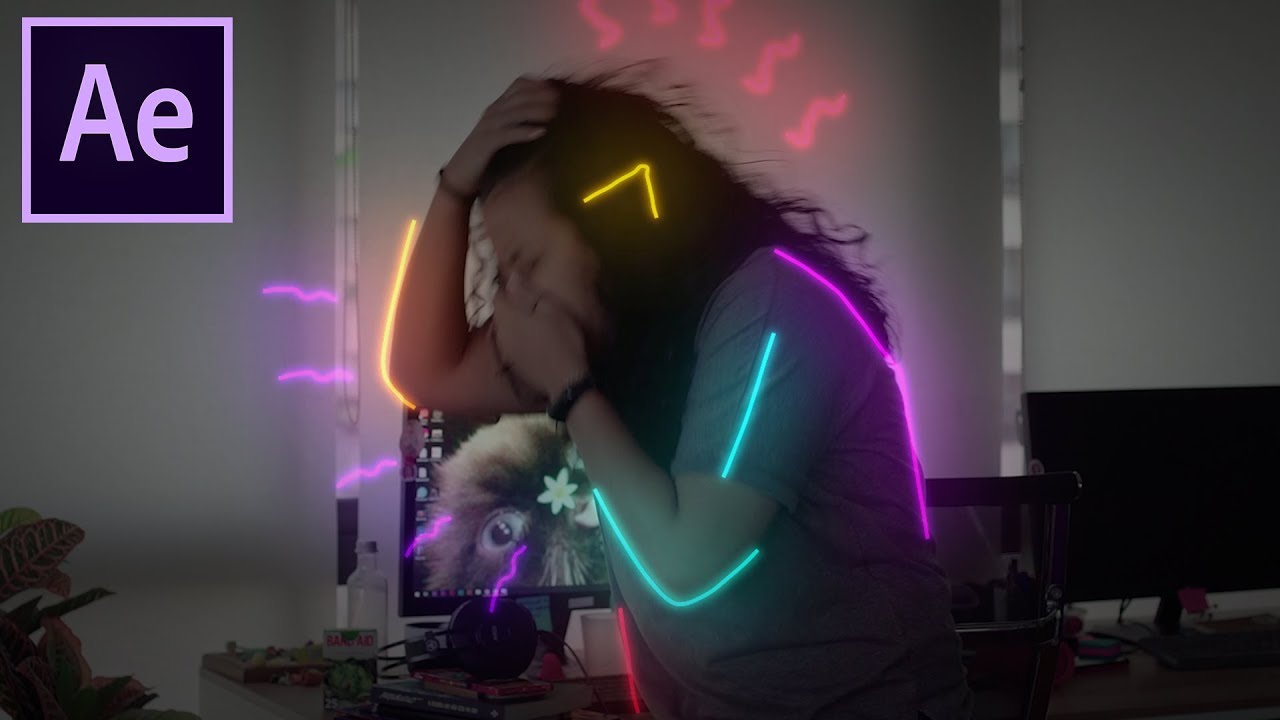 COMO FAZER LINHAS NEON no AFTER EFFECTS!