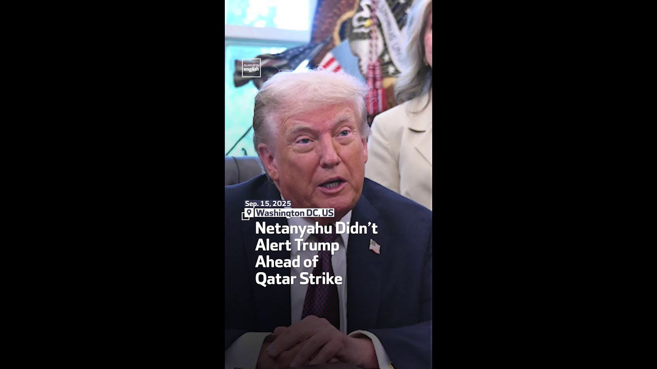 Netanyahu Didn&rsquo;t Alert Trump Ahead of Qatar Strike