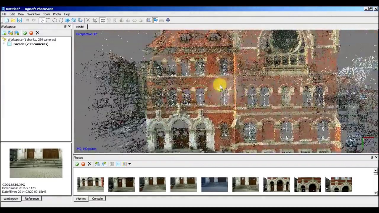Agisoft Photoscan Workflow Tutorial