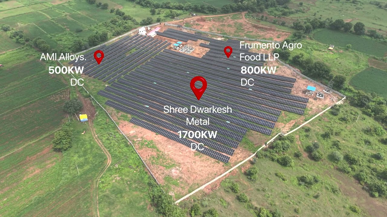 From the ground up to generating power. ☀️ ReNewX InfraTech | Solar Park | Drone Shoot