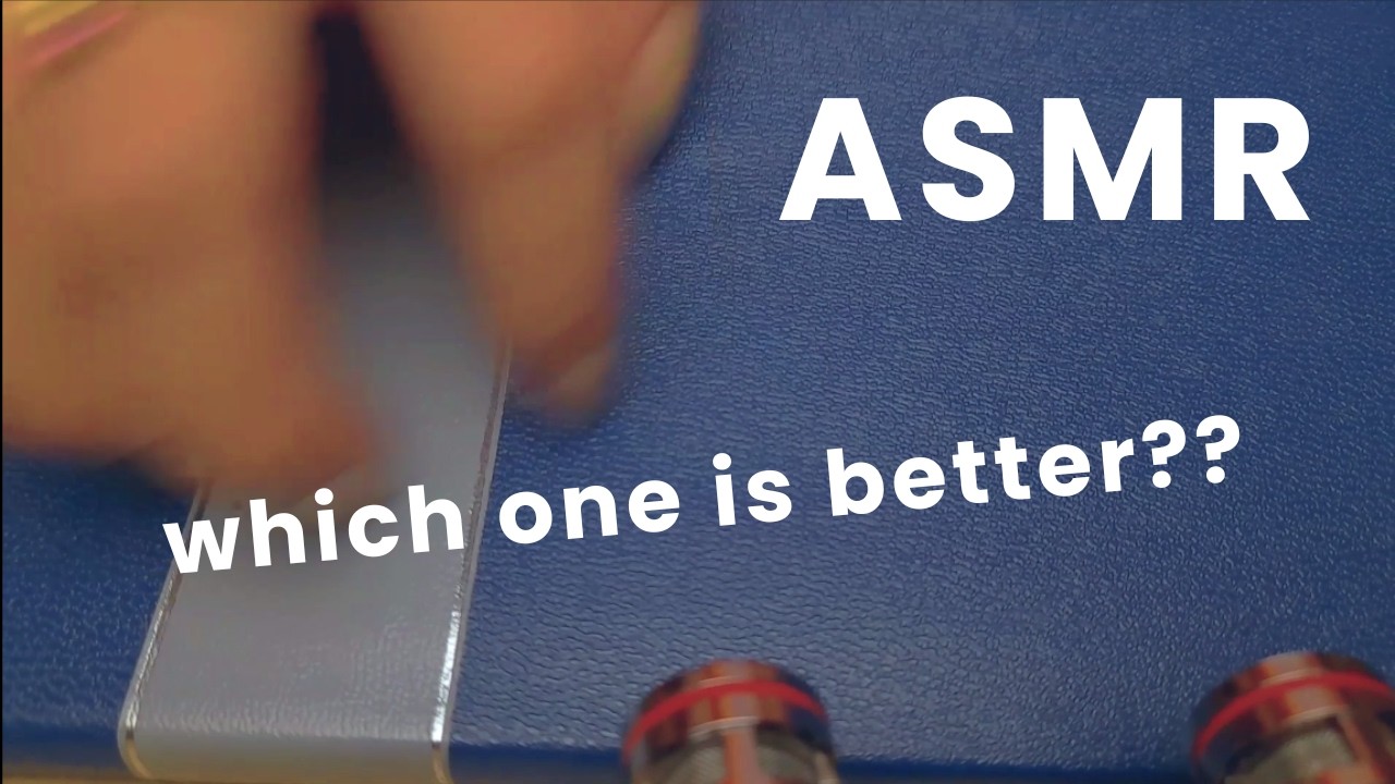 FAST SCRATCHING ASMR ONLY (Textured vs Smooth Matte) - NO TALKING