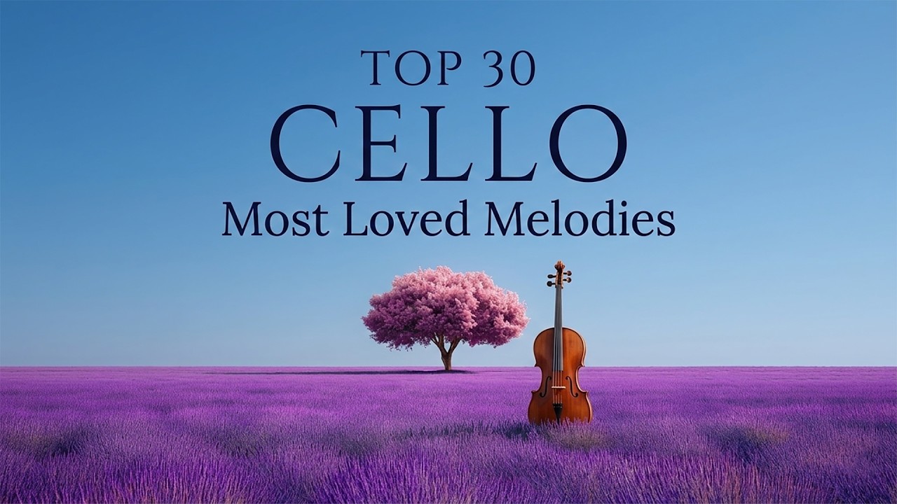 30 Most Listened Cello Classical Melodies (No Ads) | Bach, Satie, Schubert, Puccini | Relax, Heal