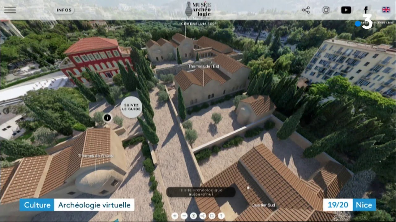 Visite virtuelle au Musée d'archéologie Nice-Cimiez