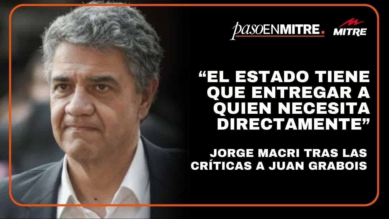Jorge Macri explicó por qué apuntó contra Juan Grabois por los “comedores fantasmas” en la Ciudad