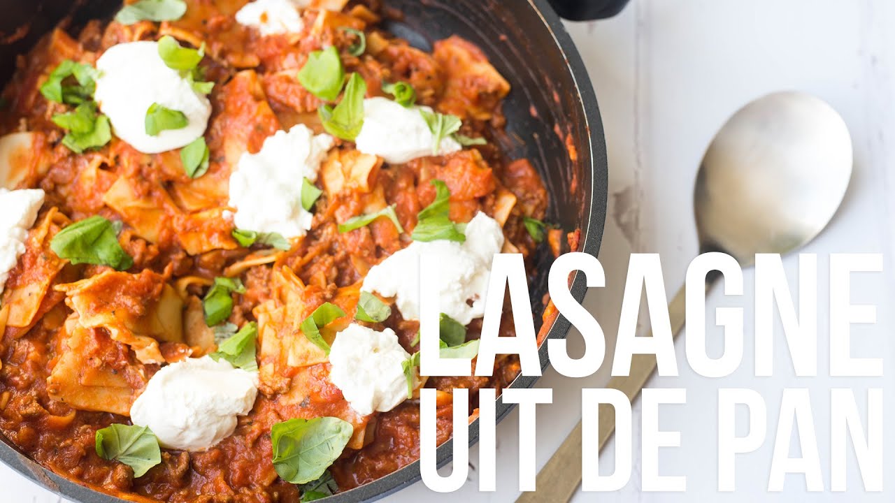 RECEPT: Lasagne uit de pan | OhMyFoodness