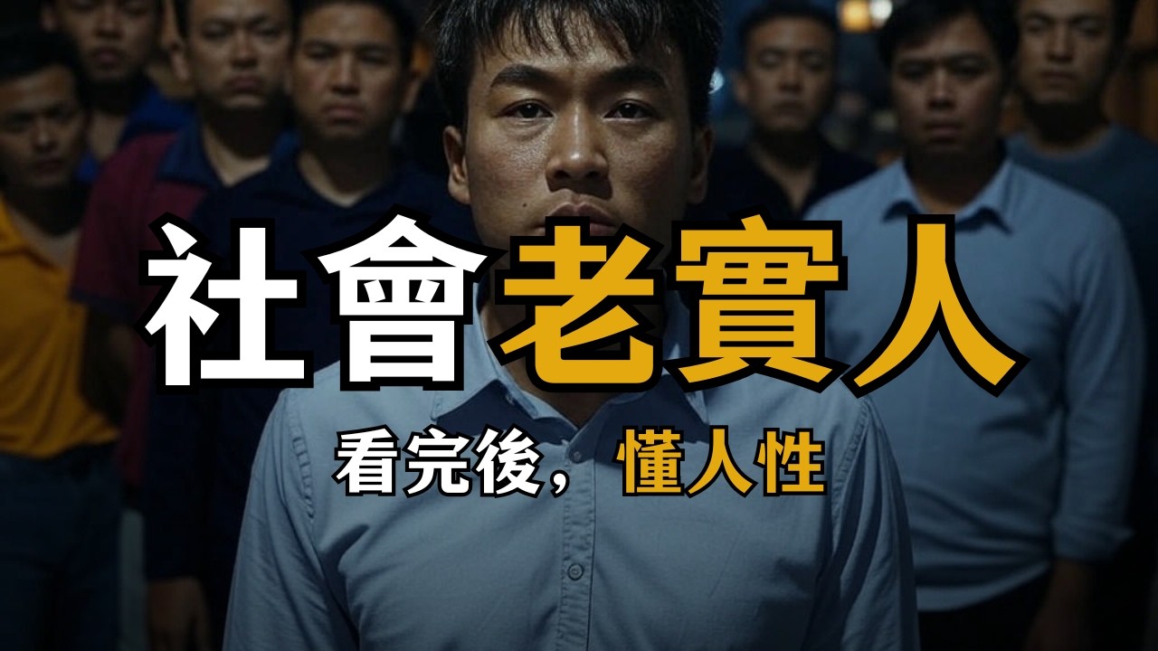 讓老實人、討好型人格的人少走10年彎路的影片。社會的運行規則太殘酷 | 人生秘籍 The Life