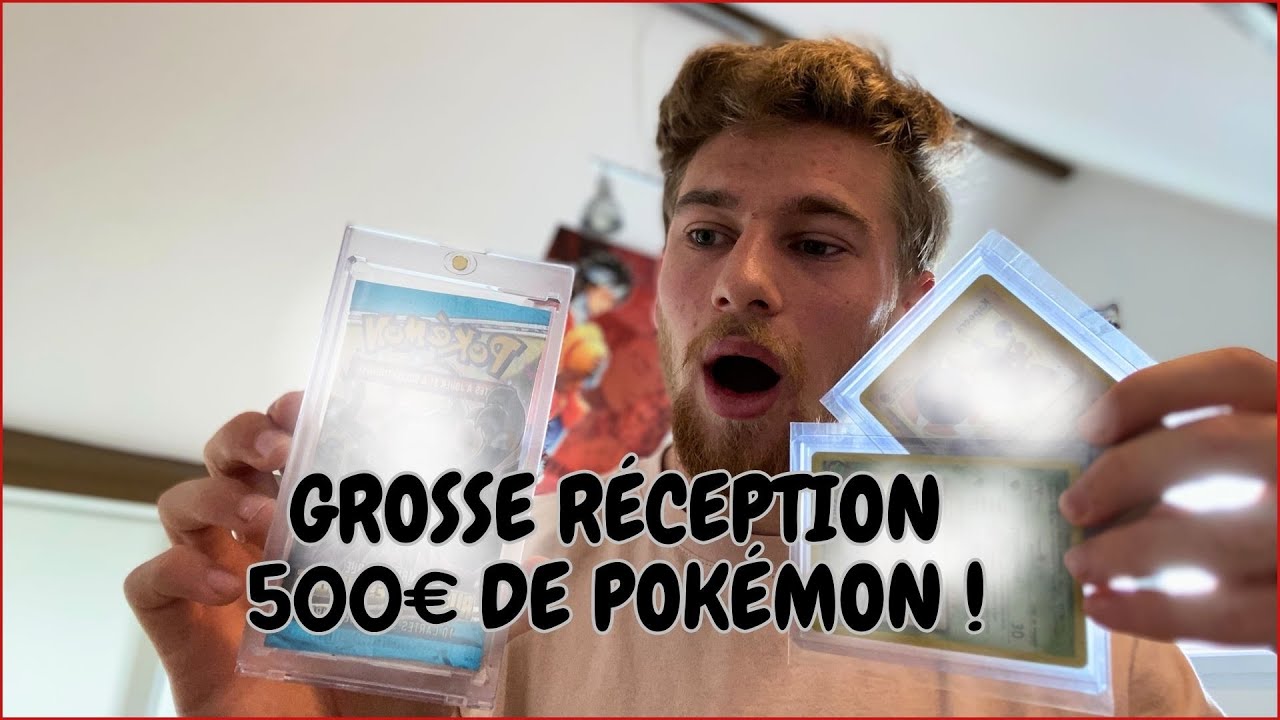 ÉNORME RÉCEPTION DE PLUS DE 500€ DE CARTES ET BOOSTER POKEMON !