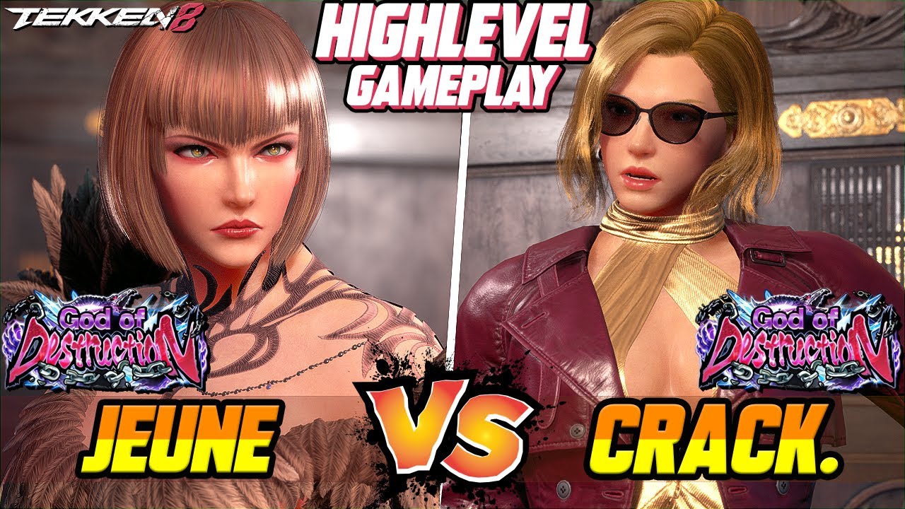 Tekken 8 – JEUNE (Anna Williams) vs CRACK (Nina Williams) – T8 High Level Epic Match!