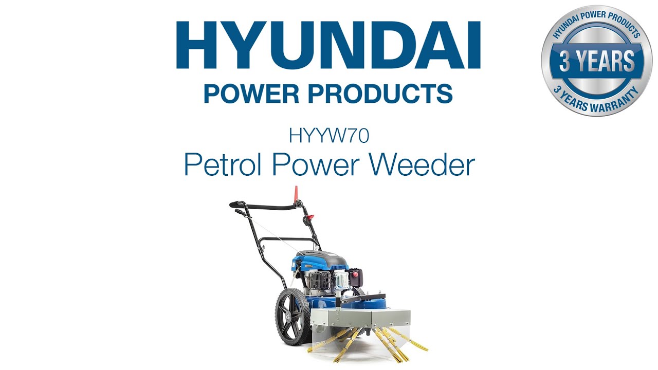 HYUNDAI HYYW70 Petrol Power Weeder on Wheels