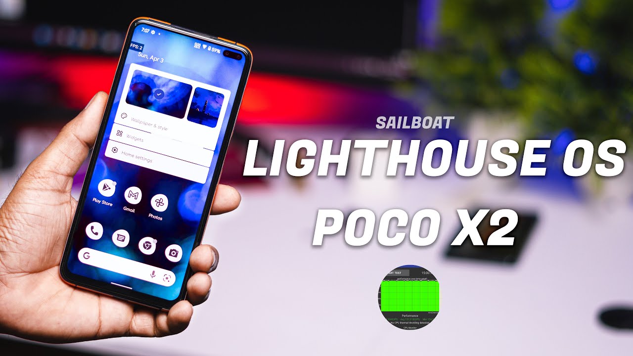 Lighthouse OS Sailboat Official for Poco X2, Mast Wala performance Results mila bhai sahab but...|🕉️