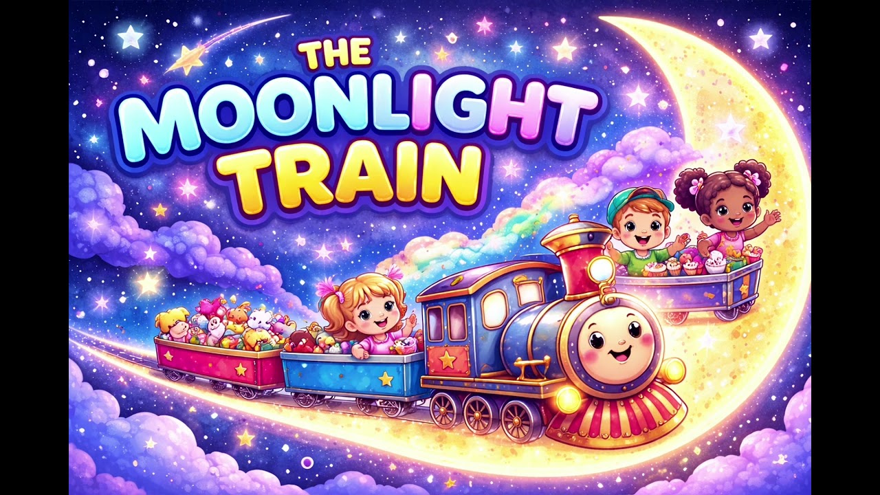 The Moonlight Train Adventure | Magical Kids Song and Story