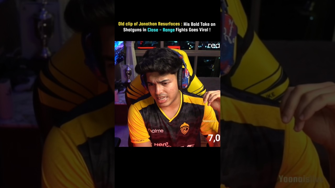 Jonathan On Krafton Shotgun Meta 🥺 Why Krafton Esports Is Not Changing the meta ? 🤯 #bgmi #jonathan