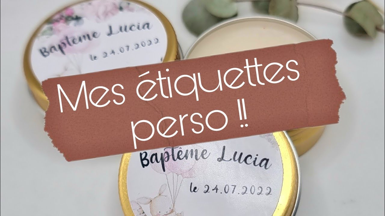 Faire soit même ces étiquettes avec cricut !!