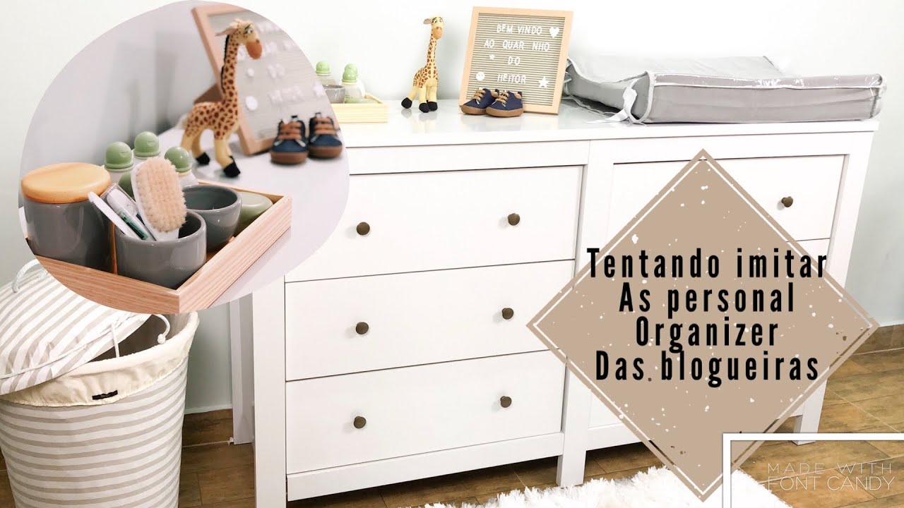 Como organizar a cômoda do baby 🤰🏻👶🏼