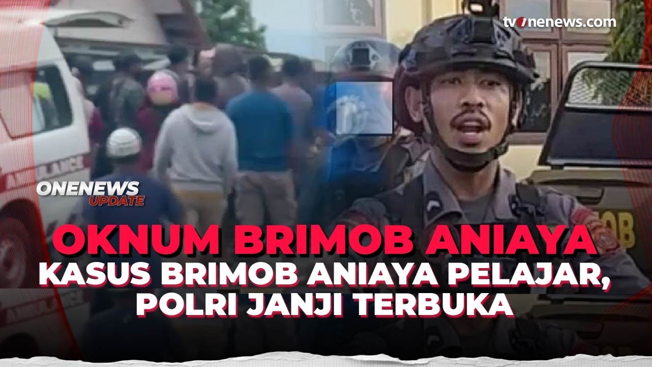 Oknum Brimob Diduga Aniaya Pelajar hingga Tewas, Kapolri Buka Suara | OneNews Update
