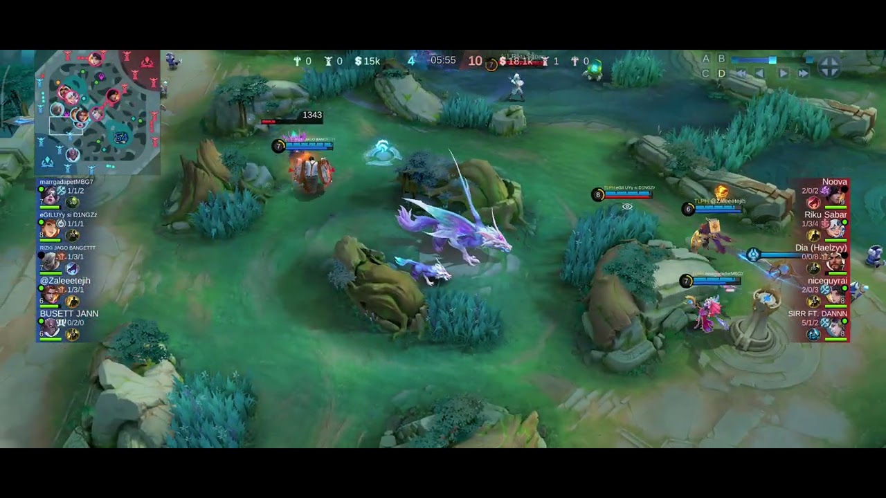 LOWER BRACKET FASE 2 TIM EXORCIST VS TIM FROZEN MACTH 3