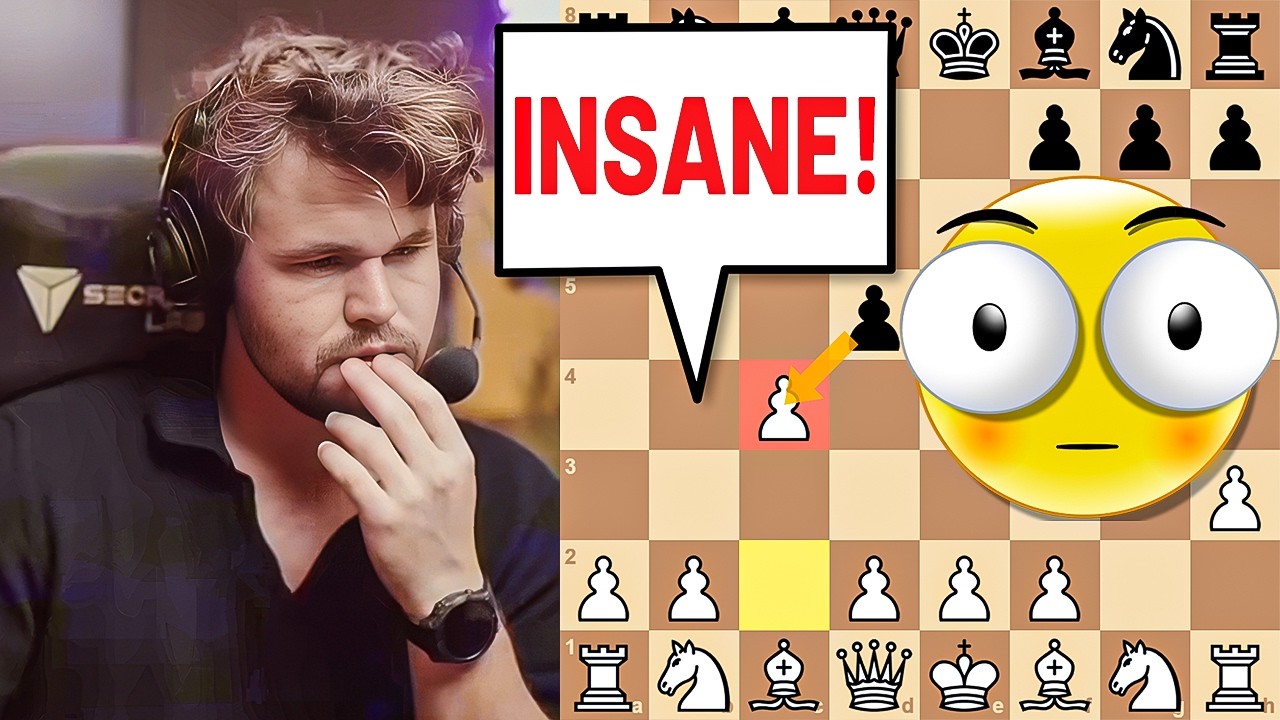 Magnus Plays an Insane Pawn Sacrifice in the Opening!