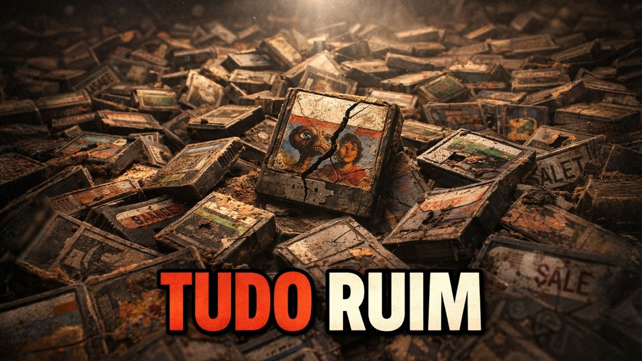 O CRASH DOS GAMES DE 1983 (QUASE ACABOU COM TUDO)
