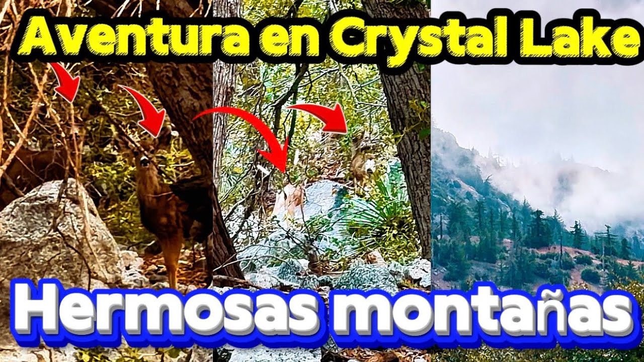 Aventura en Crystal Lake California hermoso montañas