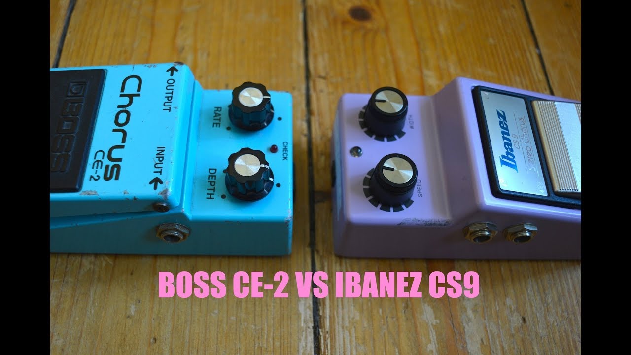 BOSS CE-2 VS IBANEZ CS9