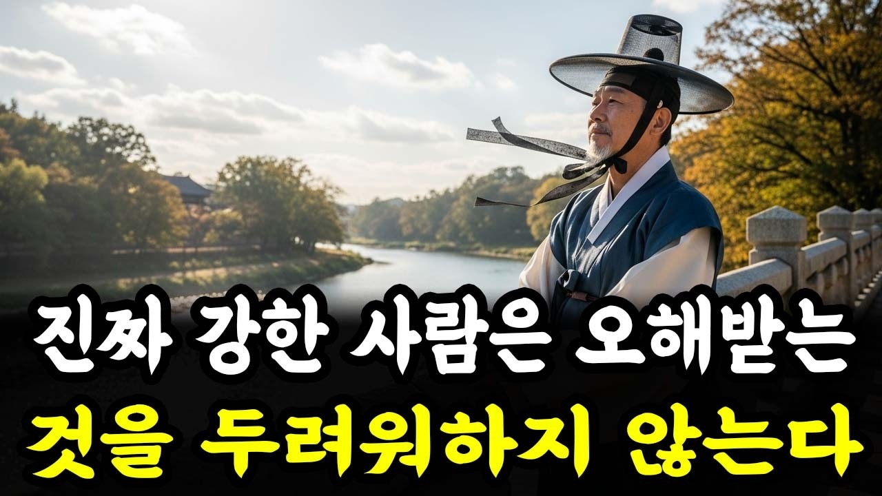 진짜 강한 사람은 오해받는 것을 두려워하지 않는다 | 인생 철학 | 고인의 가르침