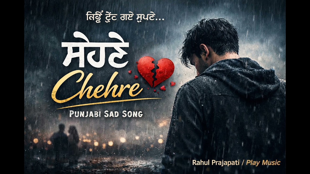 Sohne Chehre 💔 | Punjabi Sad Song 2026 | Heartbroken Love Story | Rahul Prajapati | Play Music