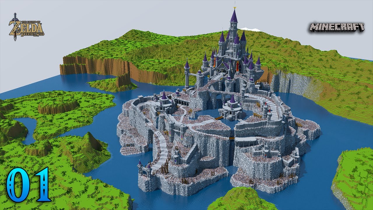Building Breath of the Wild in Minecraft - Part 1: Hyrule Castle