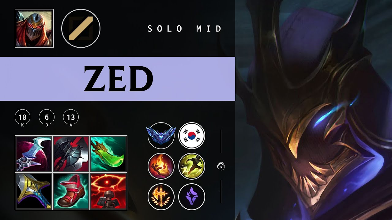 Zed Mid vs Vex - KR Diamond Patch 25.24