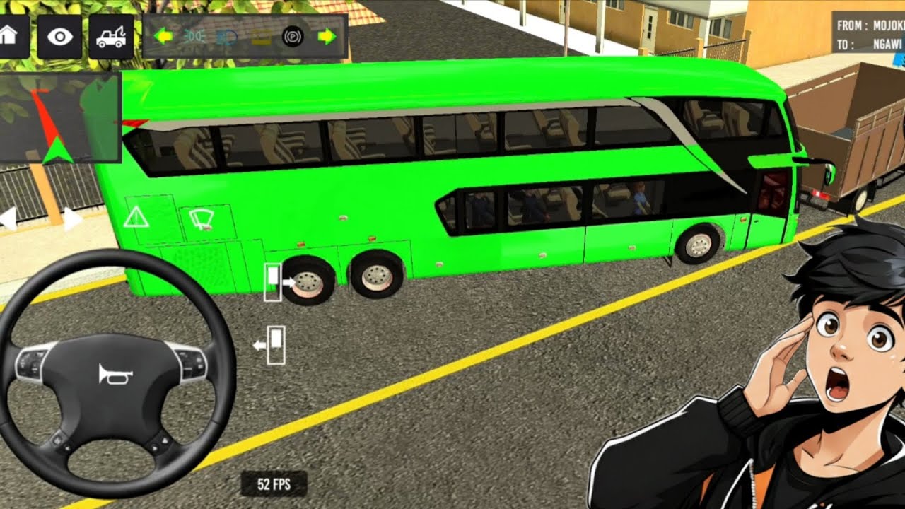 😱🎮Bus simulator indonesia ll new euro coach bus simulator indonesia l 💥#bussimulatorindonesia #games