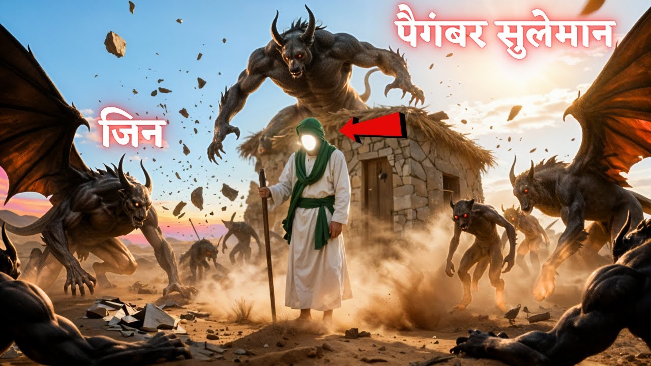 सुलेमान अलीश्लाम और जिन का वाकया || Hazrat Suleman ki wafat || Death of Prophet Suleman