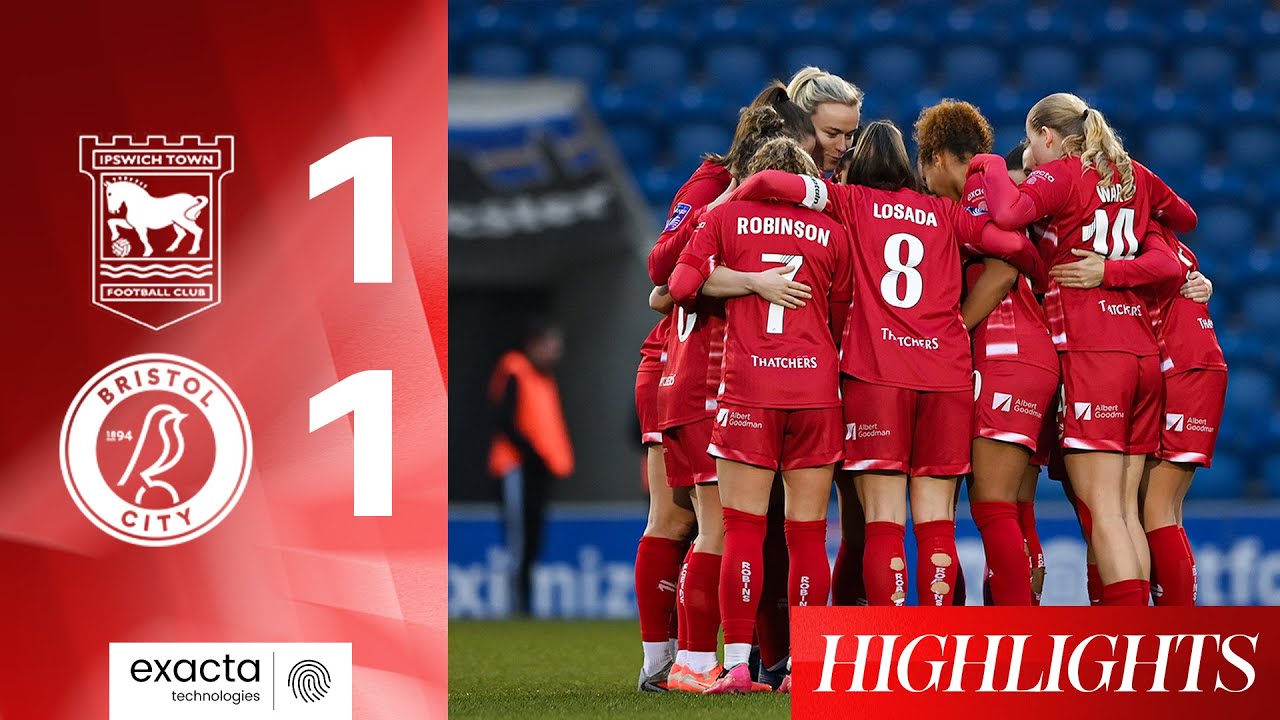 Ipswich Town 1-1 Bristol City | Highlights