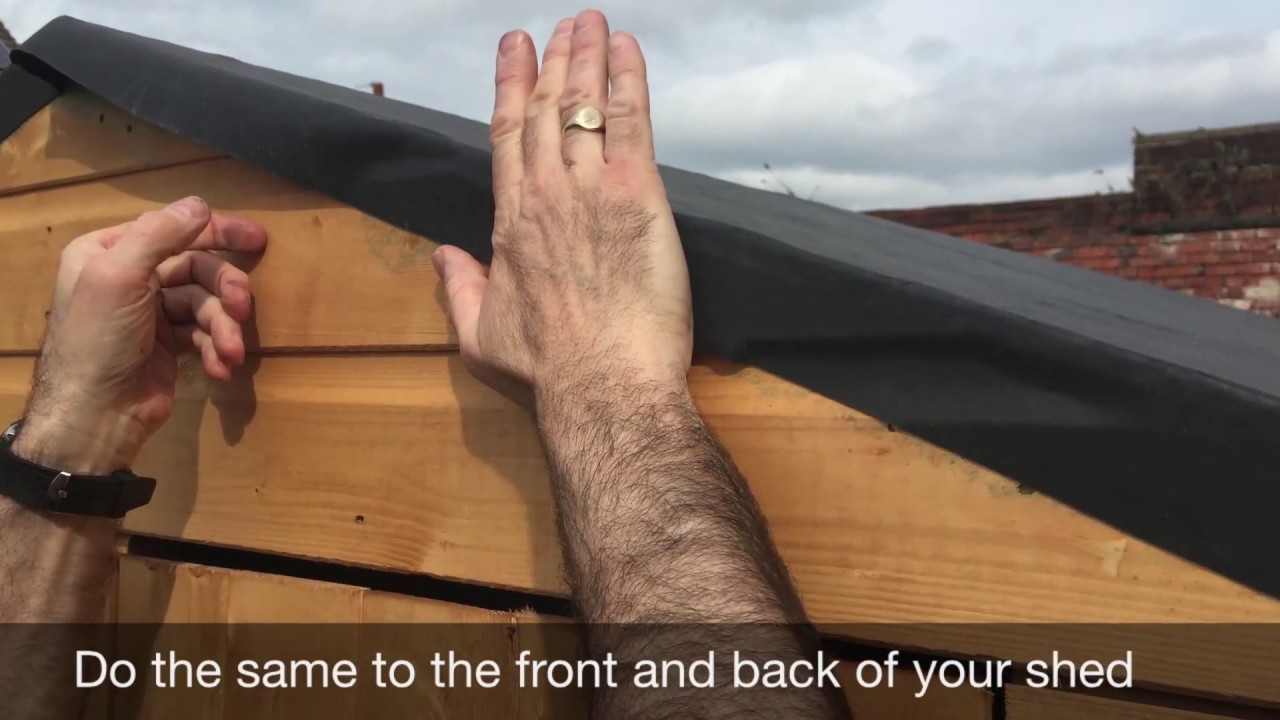 Firestone EPDM Shed Roof Kit   How to waterproof your shed for 50 years