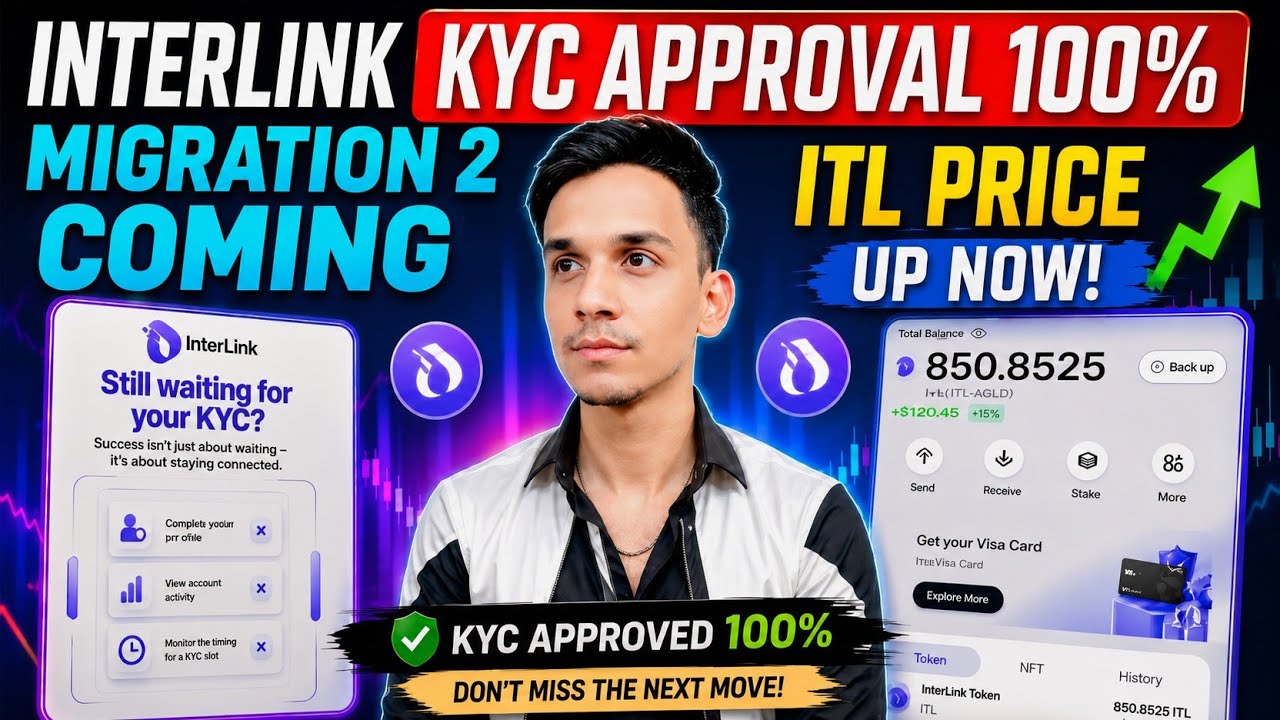 INTERLINK ITLG MIGRATION UPDATE 📌INTERLINK NETWORK NEW UPDATE 🚀INTERLINK NETWORK KYC VERIFICATION 📌