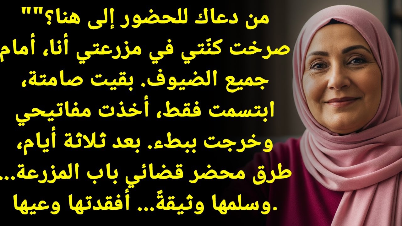 كنّتي صرخت: 