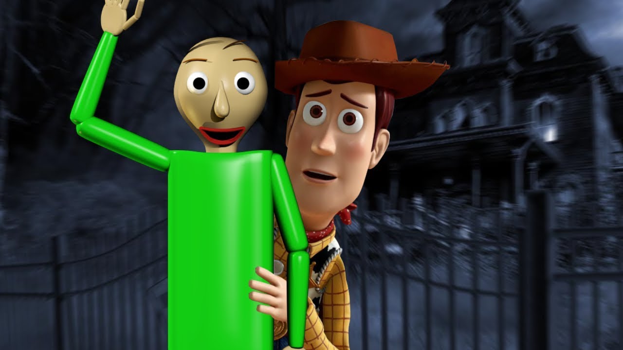 Woody from Toy Story & Baldi Enter A Haunted Resort! - Garry's Mod Gameplay - Gmod Roleplay