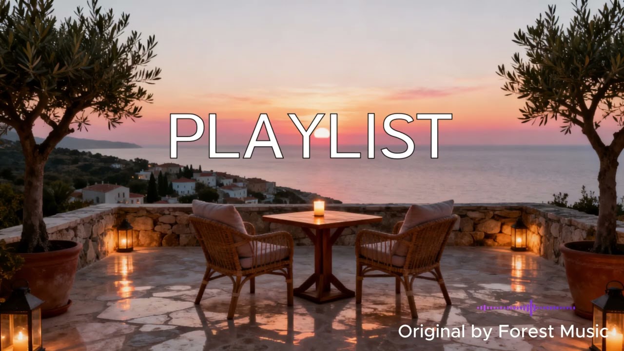 Sunset Café Playlist ☕🌅 | Cozy & Relaxing Music for Quiet Evenings | Forest Music